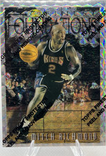 Topps Finest 1996-97 Mitch Richmond #264 Kings Refractor Uncommon Peel Protect