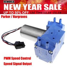 Parker / Hargraves DC 12V Brushless Motor Vacuum Pump Double Head Diaphragm Pump