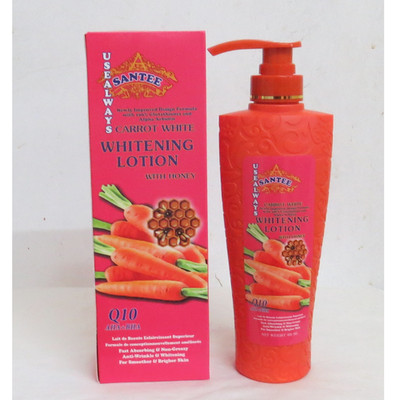 Asantee Carrot White With Honey Whitening Body Lotion mit Q10 AHA + BHA 400ml