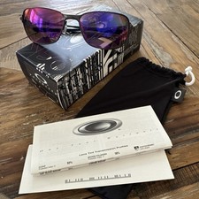 Oakley C Wire Pewter Titanium with 00 Red Iridium Polarized Lenses 127 61-16 NIB