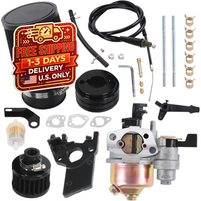 Predator 212cc Carburetor Air Filter Jet Kit for Coleman CT200U BT200X Go Kart