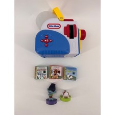 Little Tikes Story Dream Machine Projector 3 Little Golden Books 2 Figures