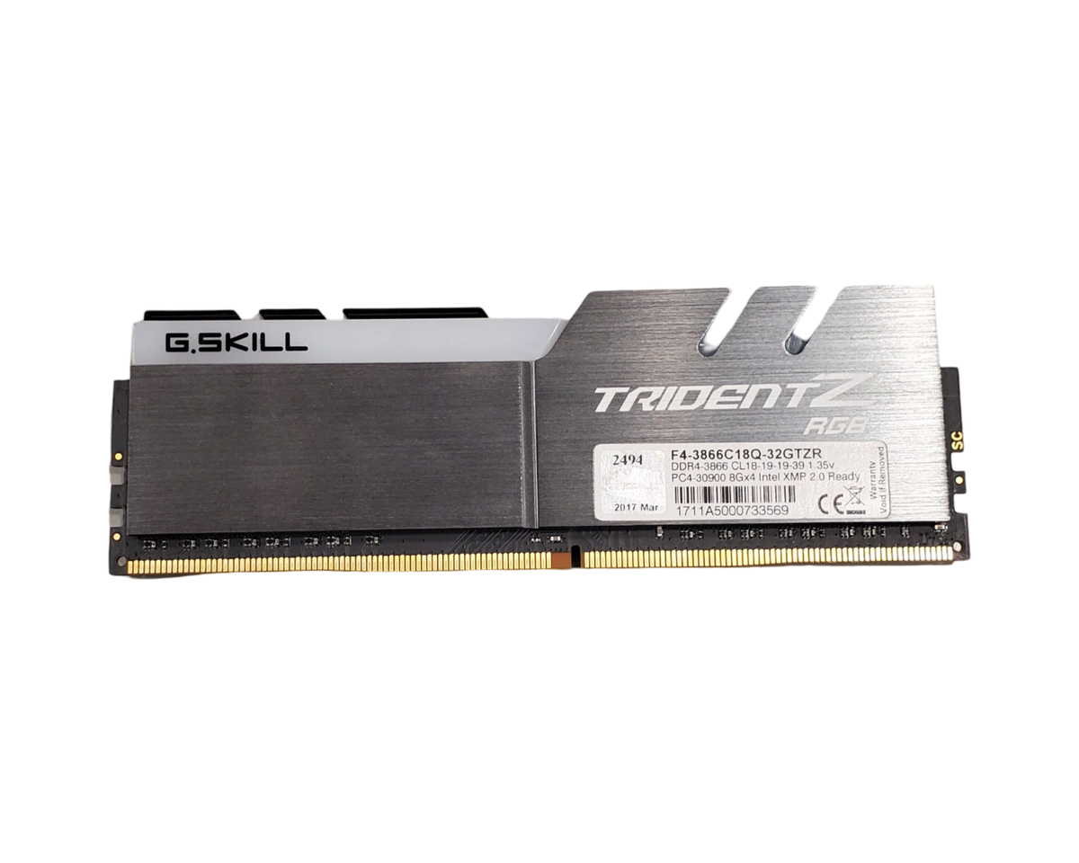 LOT OF 3) G. SKILL TRIDENT Z RGB 8GX4 DDR4-3866MHz #21 | eBay