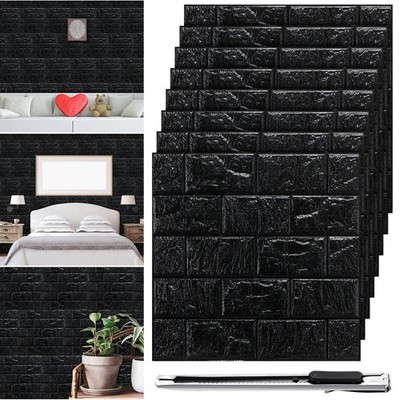 Tinlade 30 Pcs 28.81 Sq ft 3D Wall Panels Peel and Stick Foam Brick Wallpaper...