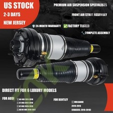 Front Pair Air Suspension Struts For Audi A6 S7 A7 A8 D4 Bentley Mulsanne 10-18