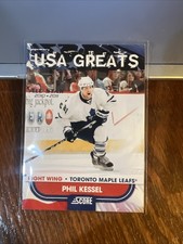 Phil Kessel 2010-11 Panini Score USA Greats #11 #'d 4/5 Toronto Maple Leafs