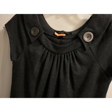 Lovely Nine West Dark Grey Dress w/Pockets Size 4