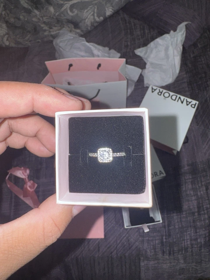 Pandora Ring & Necklace Set - Image 4 of 4