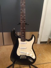 SQUIER STRATOCASTER Used Poplar body Maple neck Laurel fingerboard w/Soft case