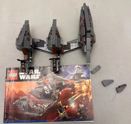 Authentic Lego #7957 Star Clone Wars Sith Nightspeeder Ship Only No Minifigures