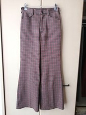 Needles Track Bootcut Pants Pants Allover Check Pattern Size 1 26in Japan Used