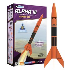 Estes Alpha III 1427 Rocket Kit - Beginner Flying Model w/ Launch Pad & Controll