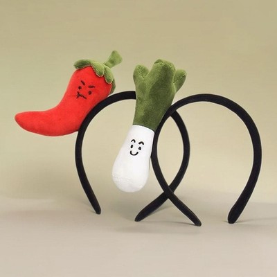 :Fruit and Vegetable Headbands for Women Halloween Styling Hair Accessories