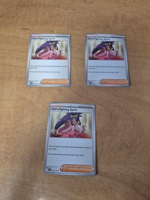 X3 Iris s Fighting Spirit 149/159 Journey Together Pokemon Cards Lot  B6