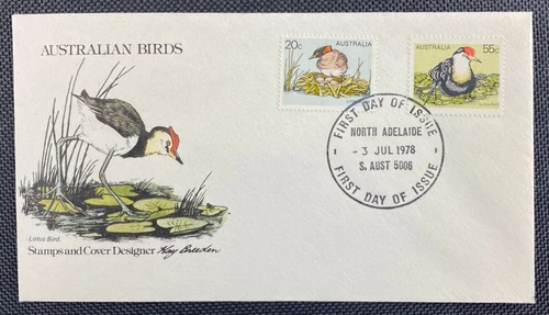 1978 Australian Birds FDC First Day Cover North Adelaide (SA) FDI Postmark