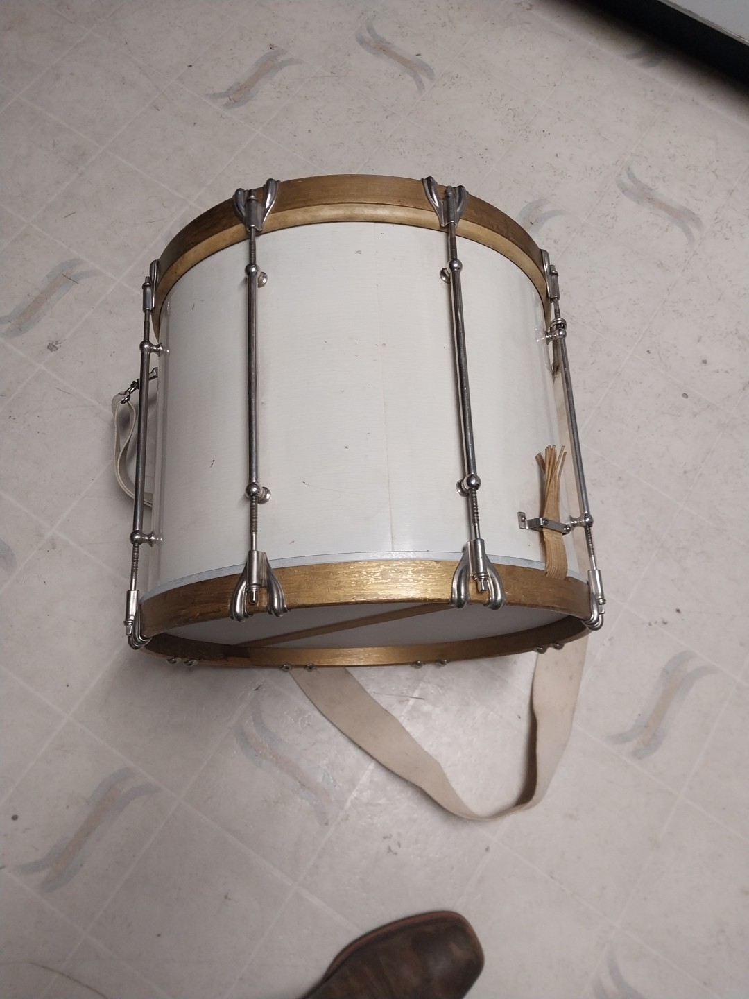 1920s 1930s Ludwig & Ludwig Marching Band Snare Drum - Wood 15”x12”