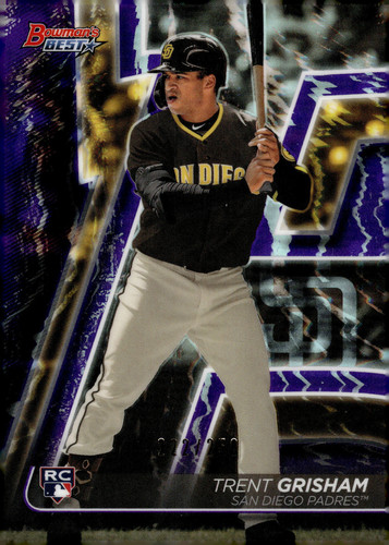 2020 Bowman's Best #47 Trent Grisham Purple Refractor #/250