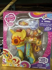 My Little Pony Princess Cutie Mark Magic Fashion Style Sunset Shimmer 6" New Nib