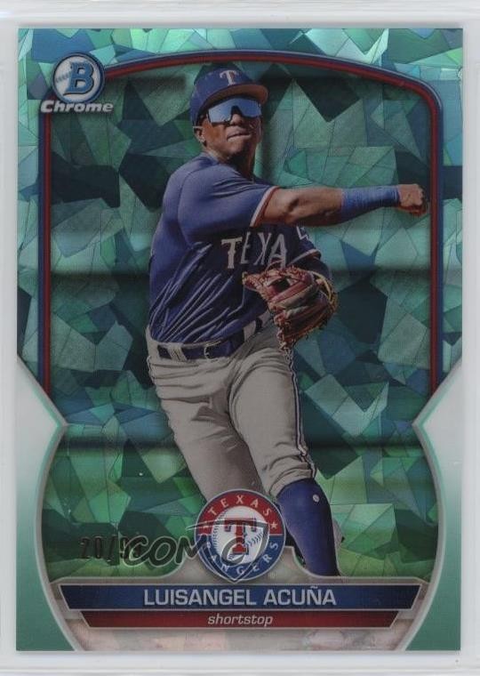 2023 Bowman Chrome Sapphire Prospects Aqua 20/99 Luisangel Acuna Acuña 1k9t