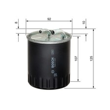 Bosch Kraftstofffilter 1 457 434 437 für CHRYSLER FIAT MERCEDES-BENZ MITSUBISHI