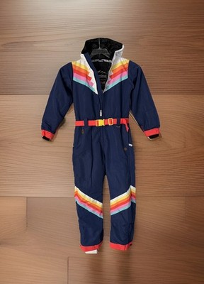 Tipsy Elves Ski Suit Youth XL One Piece Snowsuit Snow Bib Santa Fe Shredder