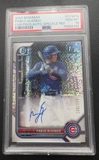 2022 Bowman Chrome Pablo Aliendo Chicago Cubs Speckle Refractor Auto /299 PSA 10