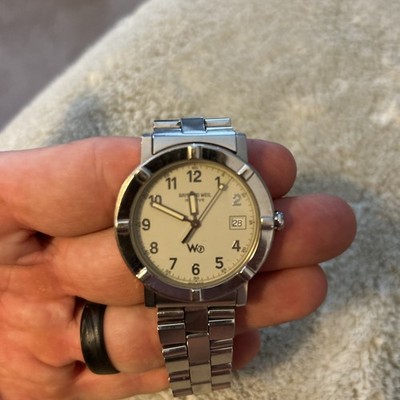 Raymond Weil Geneve Parsifal Mens Stainless Steel Date Watch (Needs new battery)