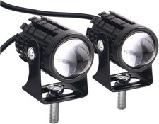 FARI SUPPLEMENTARI MOTO LED 20W 12V 6000K PROFONDITA' IMPERMEBILI UNIVERSALI PV