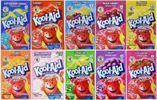 Kool-Aid Drink Mix, 10 Flavors Variety Pack (Bonus Pack of 50 Packets)