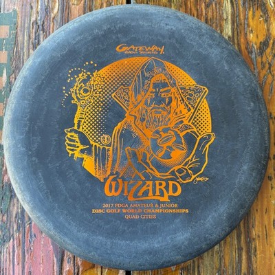 Gateway Wizard 2017 Am Worlds SSS Black Disc Golf Putter 173 Grams NEW