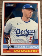 Freddie Freeman 2025 Topps Heritage Base Chrome Variation #206 Dodgers (36)