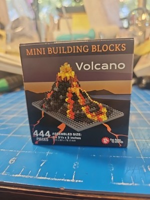  VOLCANO New Sealed MINI BUILDIING BLOCKS 444 Piece Hawaii Volcano Blocks ~ 12+