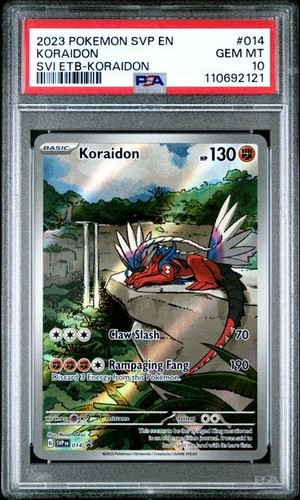 Pokemon - Koraidon - SVP 014 - SCARLET & VIOLET ETB PROMO - PSA 10 GEM MINT - Bild 1 von 4