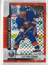 2017-18 O-Pee-Chee Platinum Josh Ho-Sang Orange Checkers Marquee Rookie /25 #185
