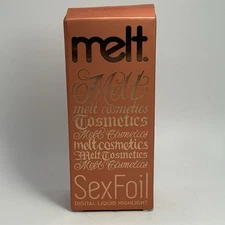 Melt Cosmetics SexFoil Digital Liquid Highlighter in Afterglow - Cracked Lid!