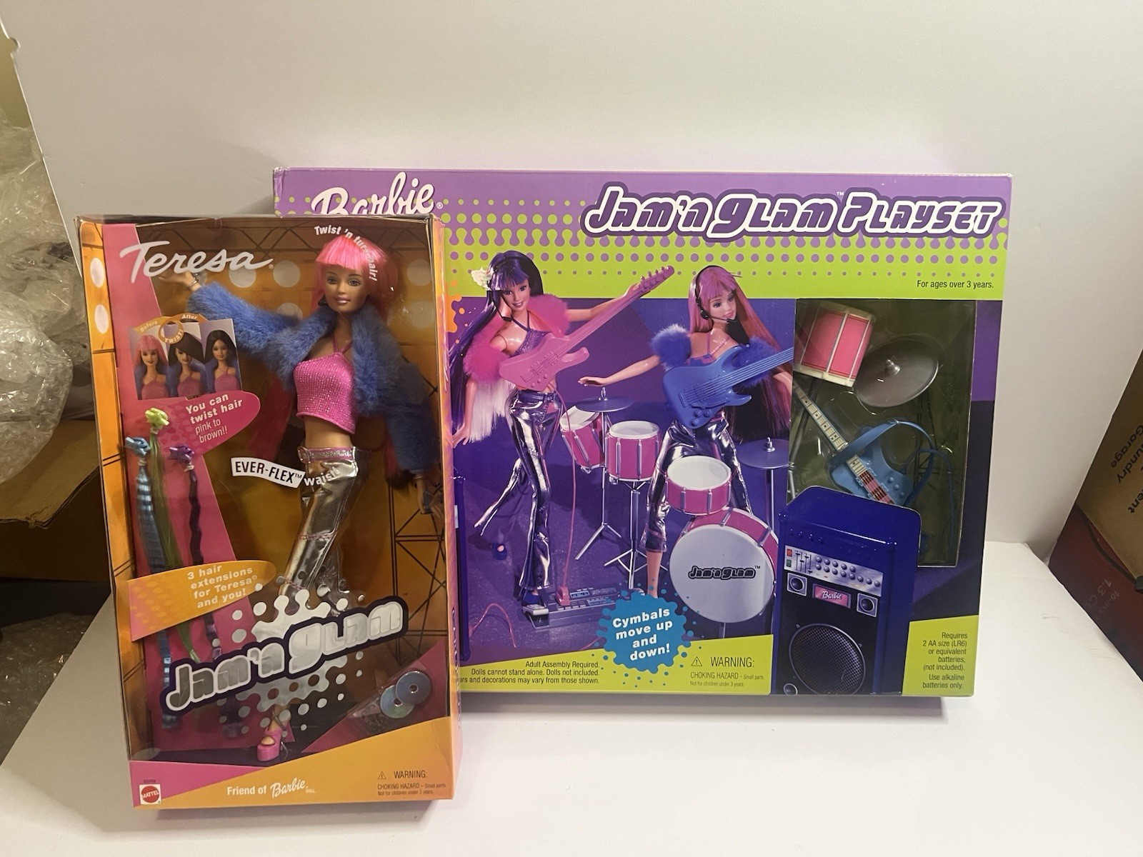 Mattel Ham And Glam Barbie Doll And Playset