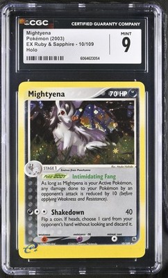 2005 Mightyena-Holo ホロカード Gem Mint 10 eBay Auction Item 113210088234 Tcg Cards 2005 Pokemon Ex Deoxys