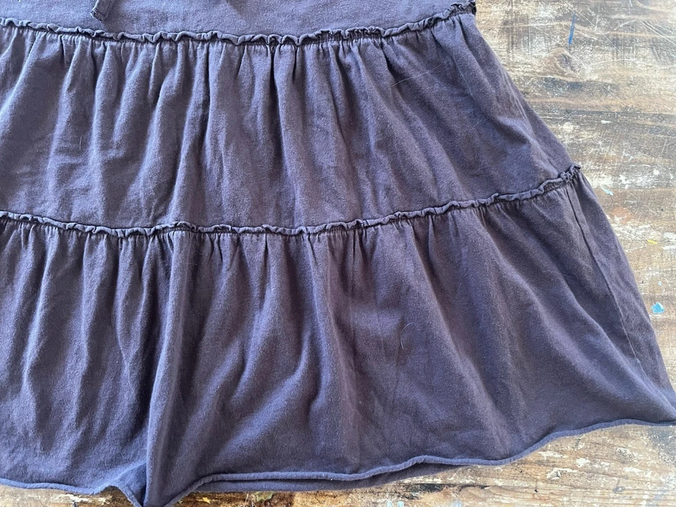Vintage Abercrombie & Fitch Skirt Brown Drawstring Waist Size Small - Image 4 of 4