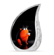 Cat Large Unique Urns for Human Ashes Adult Female 10 Inch 