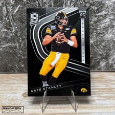 Nate Stanley 19 Rookie Card - 2020 Panini - Chronicles Draft Pick Spectra
