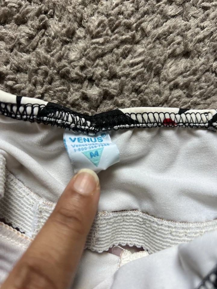 Vintage Y2K 90s Bathing Suit Top Medium Floral Polka Dot Tube Retro Mod Cyber - Image 3 of 4