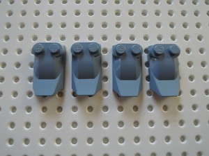 LEGO 4 x Flosse Motorhaube Spoiler 47456 2x3x2/3 sandblau  7252 7283 7258