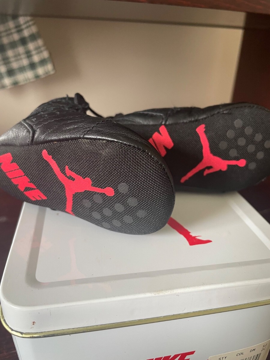 新品 90s ナイキ 1991 INFANT JORDAN COLLECTION Vintage 1991 Nike Baby Air Jordan Shoes Red White Size 4 IOB