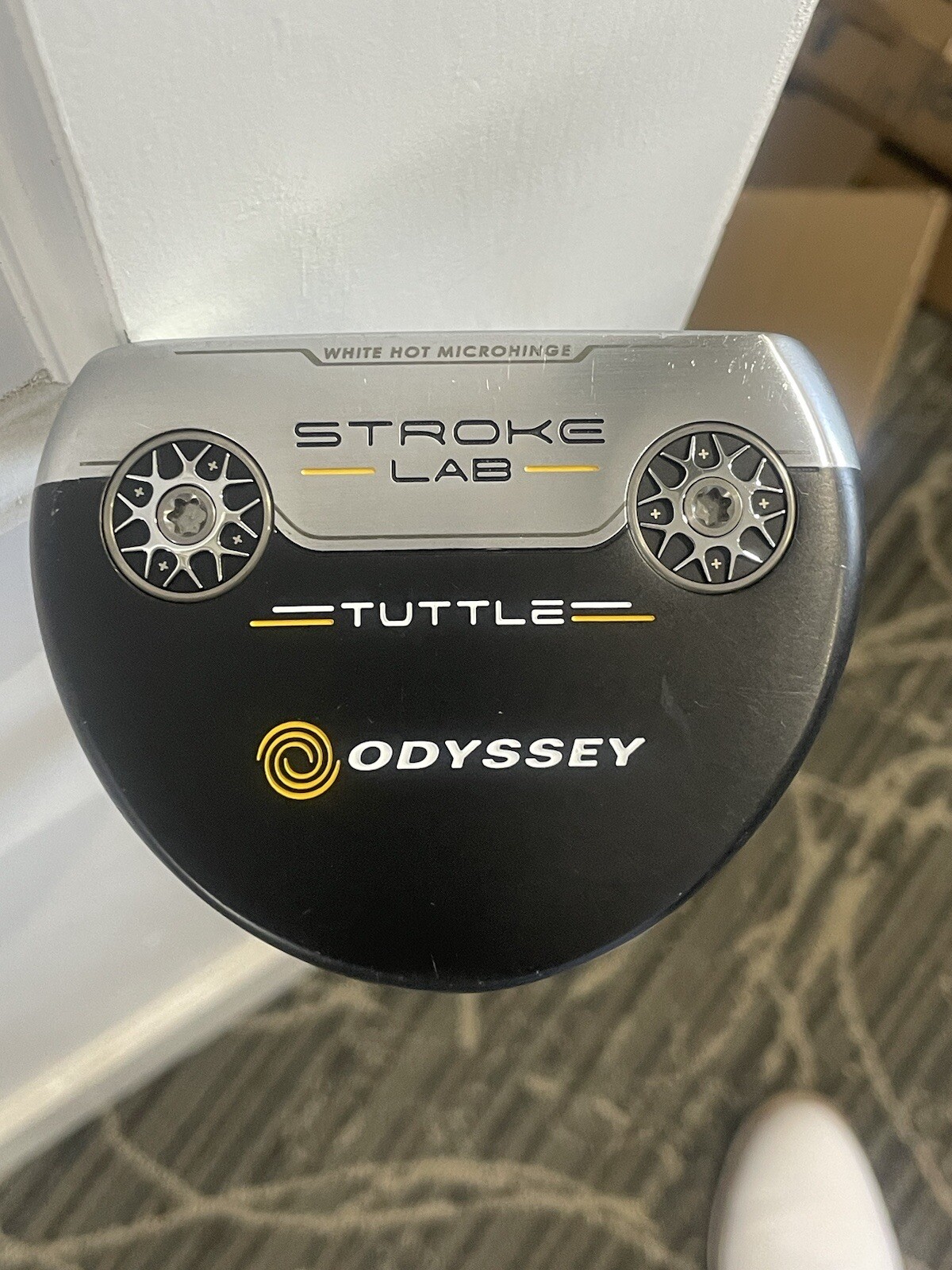 Odyssey Long 43.5” Golf Stroke Lab Tuttle Putter. Split Grip. Micro