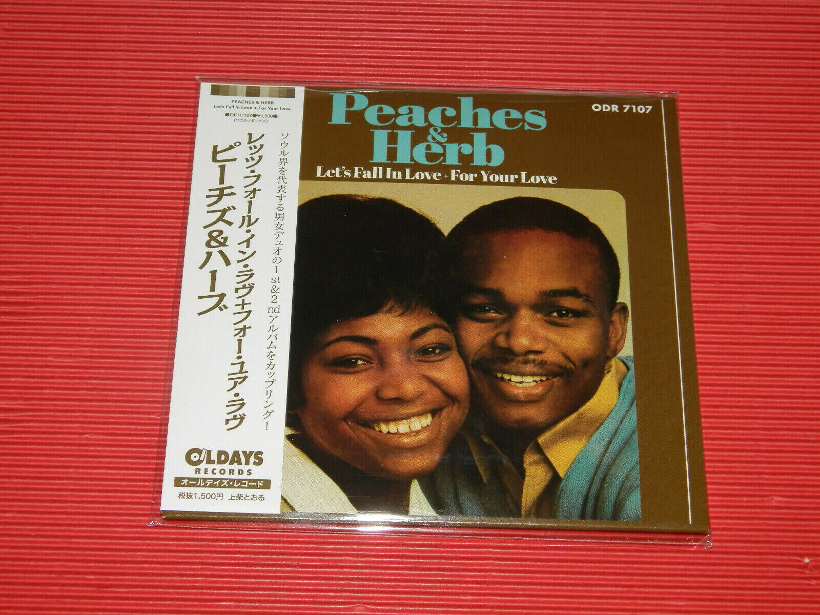 4BT Peaches & Herb Let’s Fall In Love + For Your Love JAPAN MINI LP CD