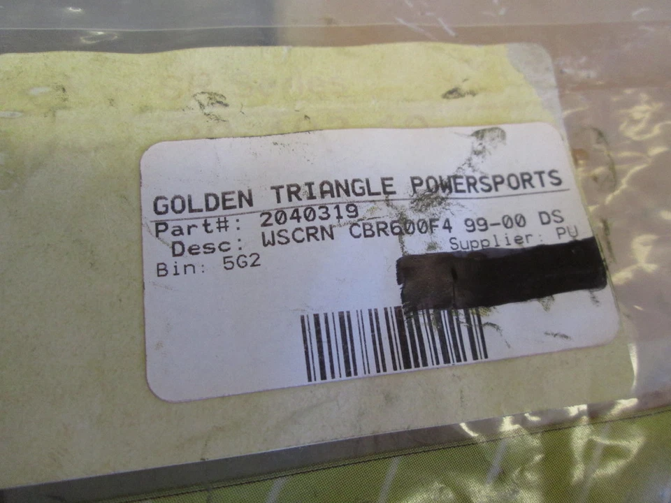 Parabrisas Zero Gravity Dark Smoke 1999-2000 Honda CBR600 CBR600F4 20-403-19 Foto 2 de 4