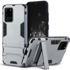 Impact-Resistant Bumper Case w/Kickstand for Samsung Galaxy Note 20/S20 Ultra/S8