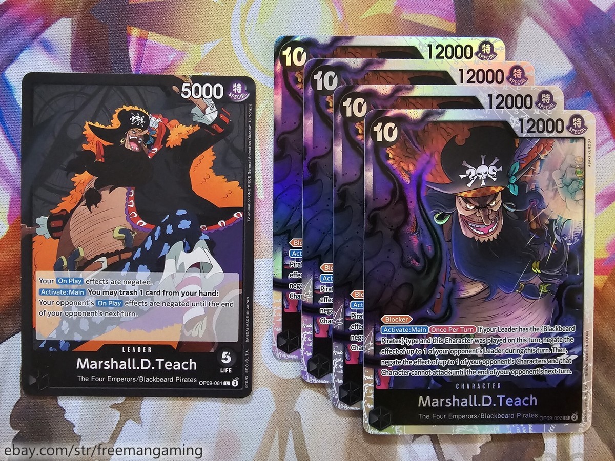 one piece tcg blackbeard deck One Piece TCG : Starter Decks