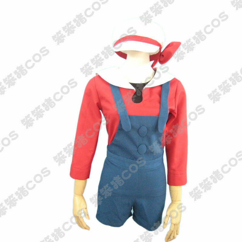 Pocket Monsters Trainer Lyra Kotone Outfit Anime Game Cosplay Costume C018