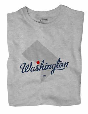 Washington DC DC T-Shirt MAP